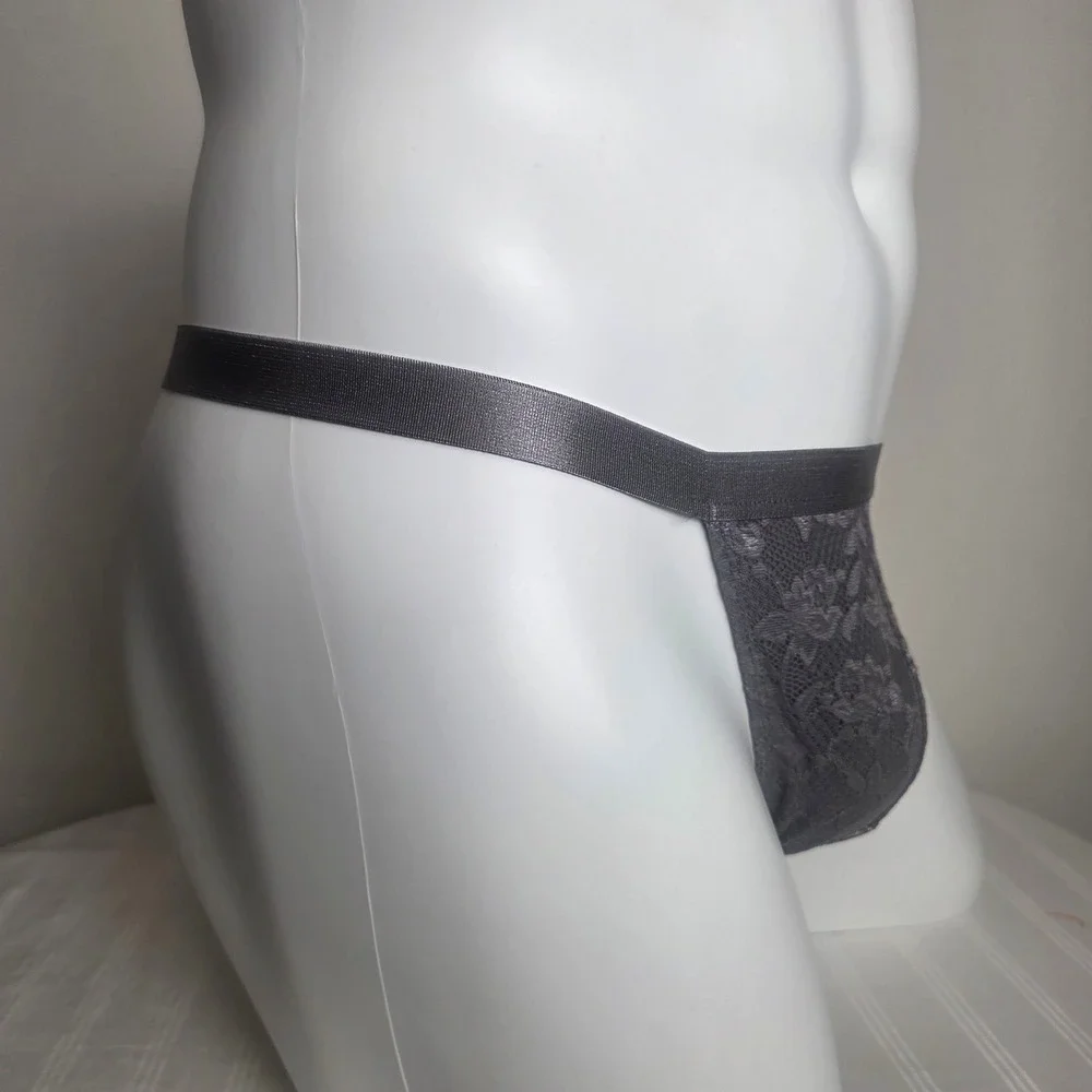 Cosabella Never Say Never Lace Mid-Rise‎ Men's Thong Stretch Italian Underwear